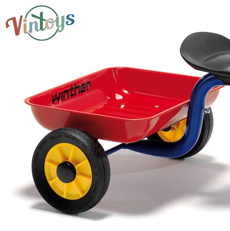 Triciclo PICK-UP a pedali Vintage Multicolor per Bambini - Vintoys